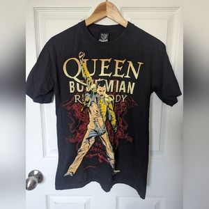 Queen 'Bohemian Rhapsody' Graphic Tee - Black